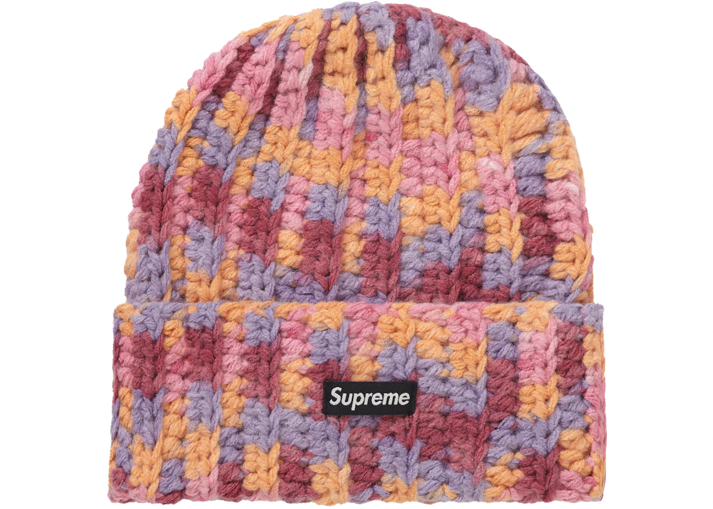 Supreme Crochet Beanie Orange