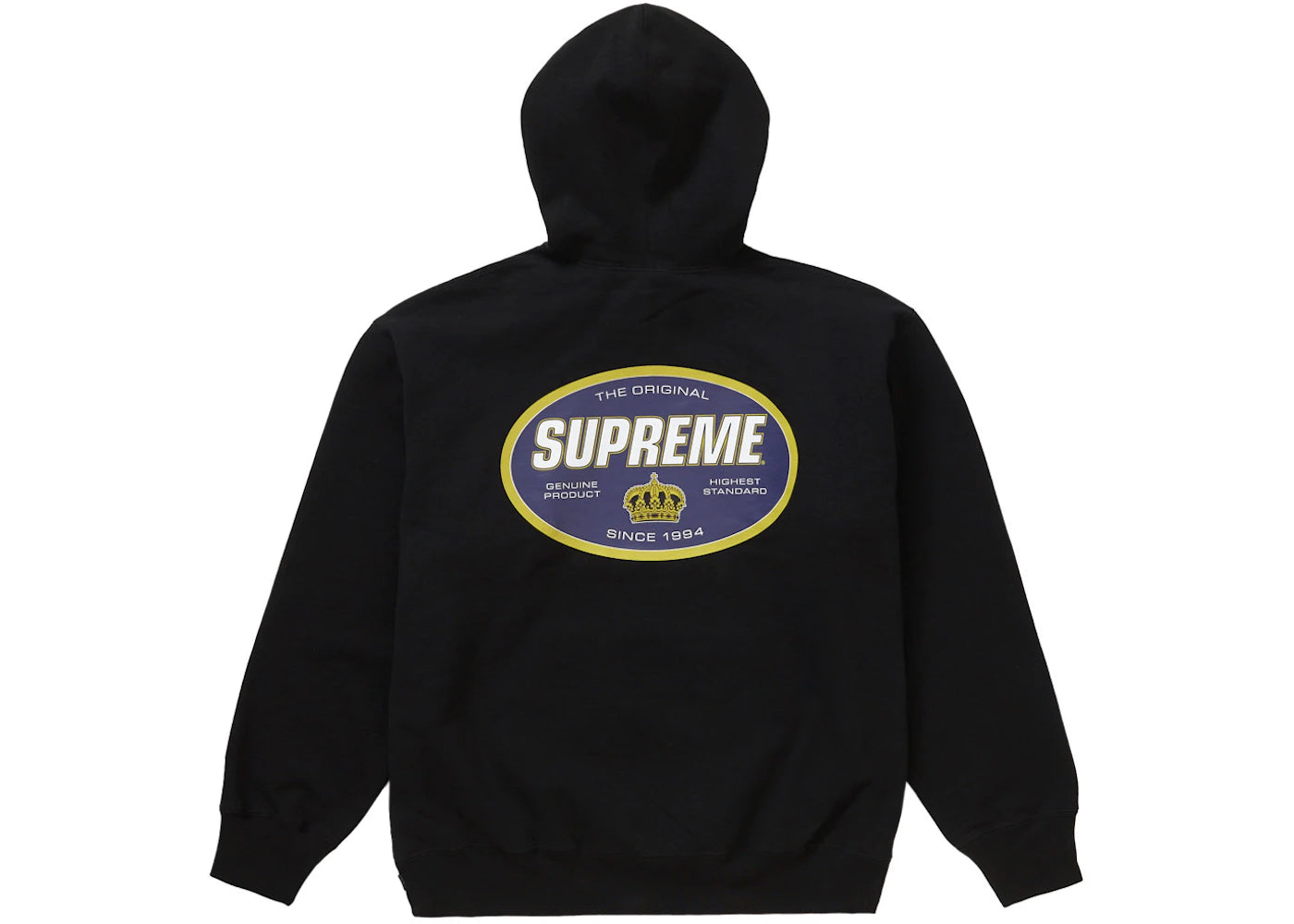 Supreme Crown Hooded Sweatshirt Black
