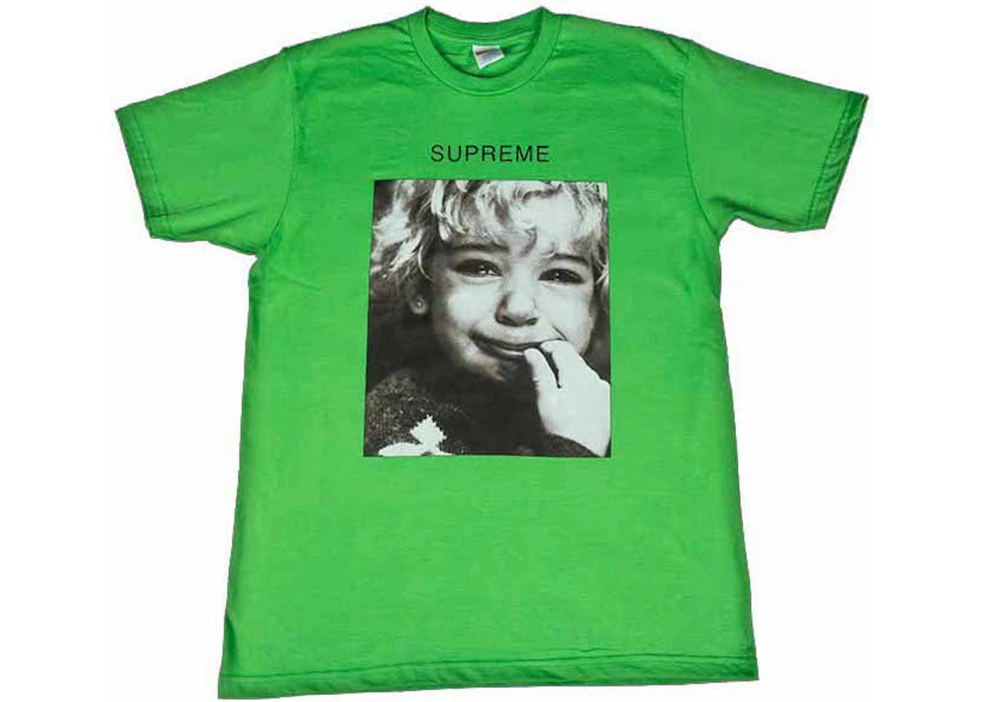 Supreme Crybaby Tee Lime Green