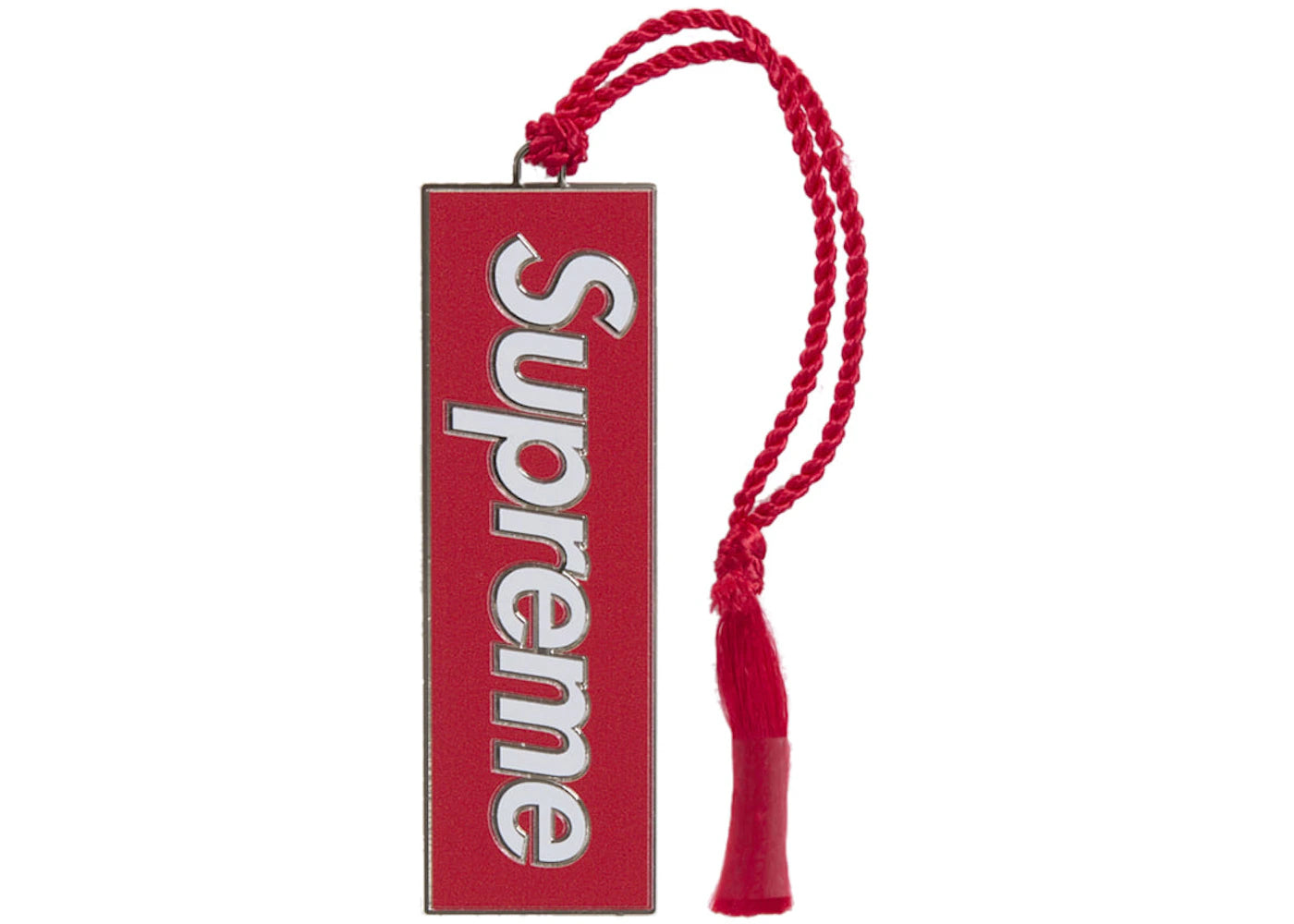 Supreme David Howell & Co. Metal Bookmark Red