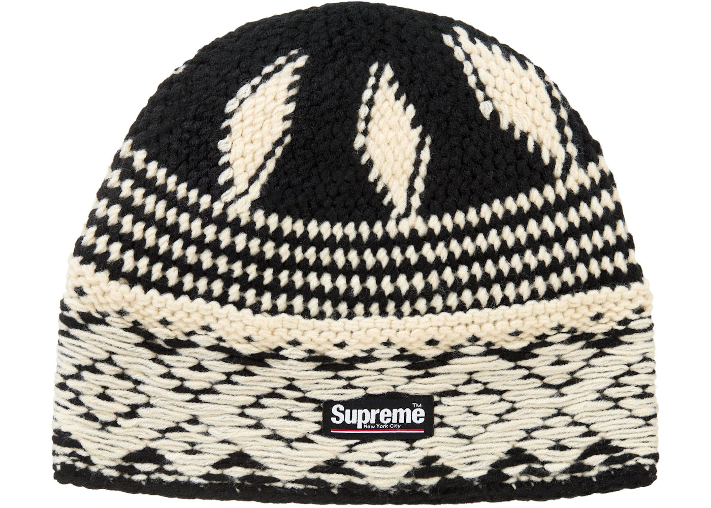 Supreme Diamond Beanie Black