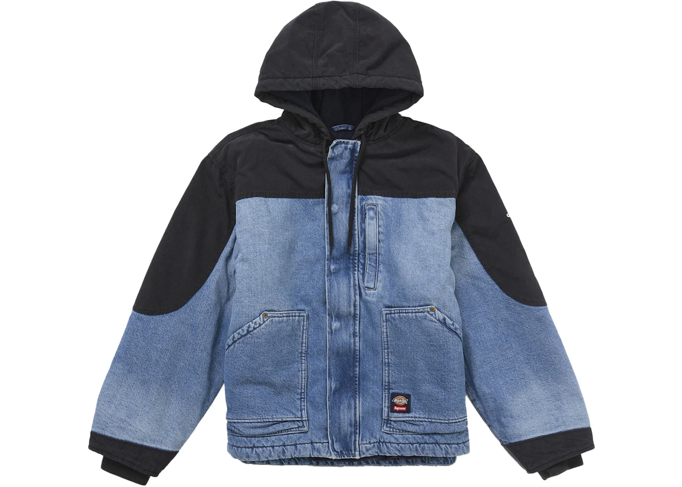 Supreme Dickies Cordura Hooded Work Jacket Blue Denim