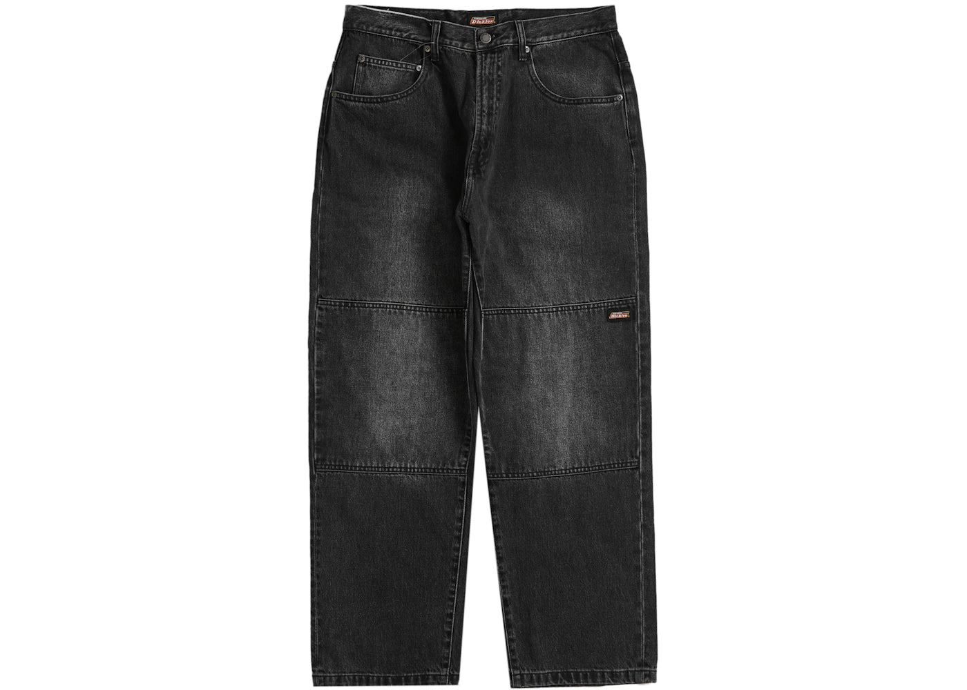Supreme Dickies Double Knee Baggy Jean Washed Black