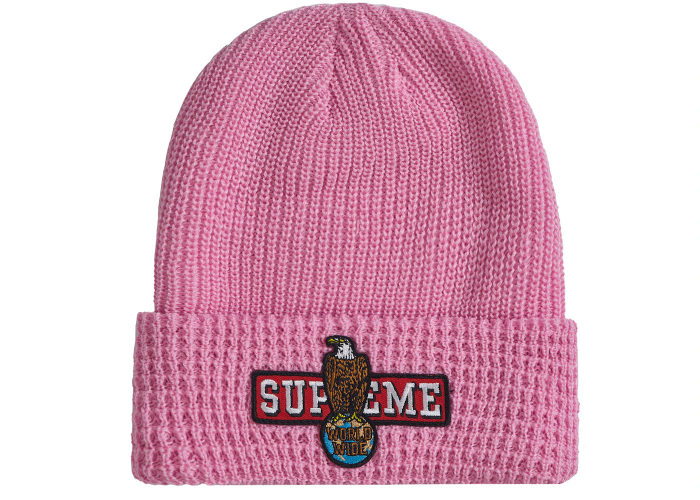 Supreme Eagle Beanie Pink