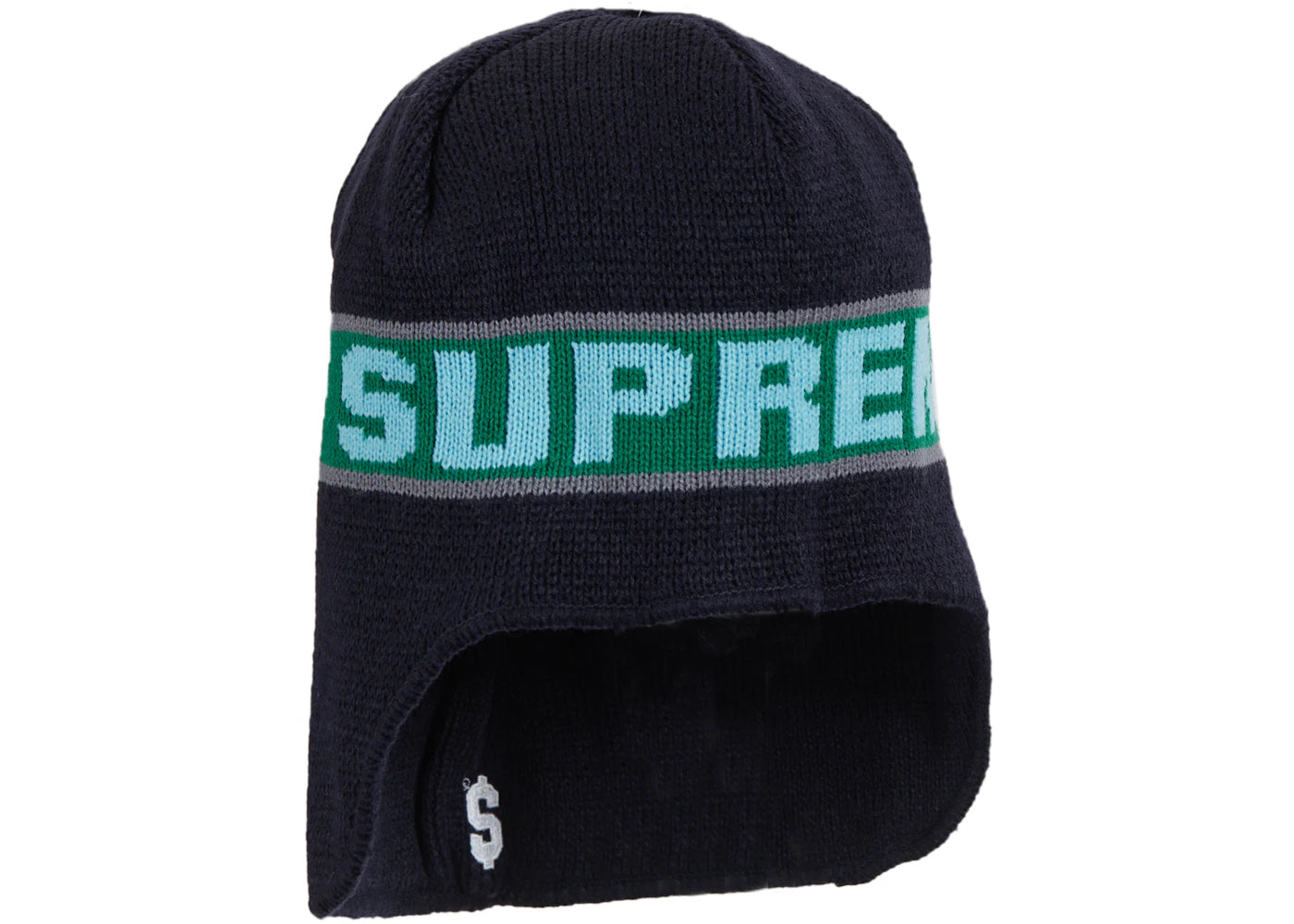 Supreme Earflap Beanie Navy