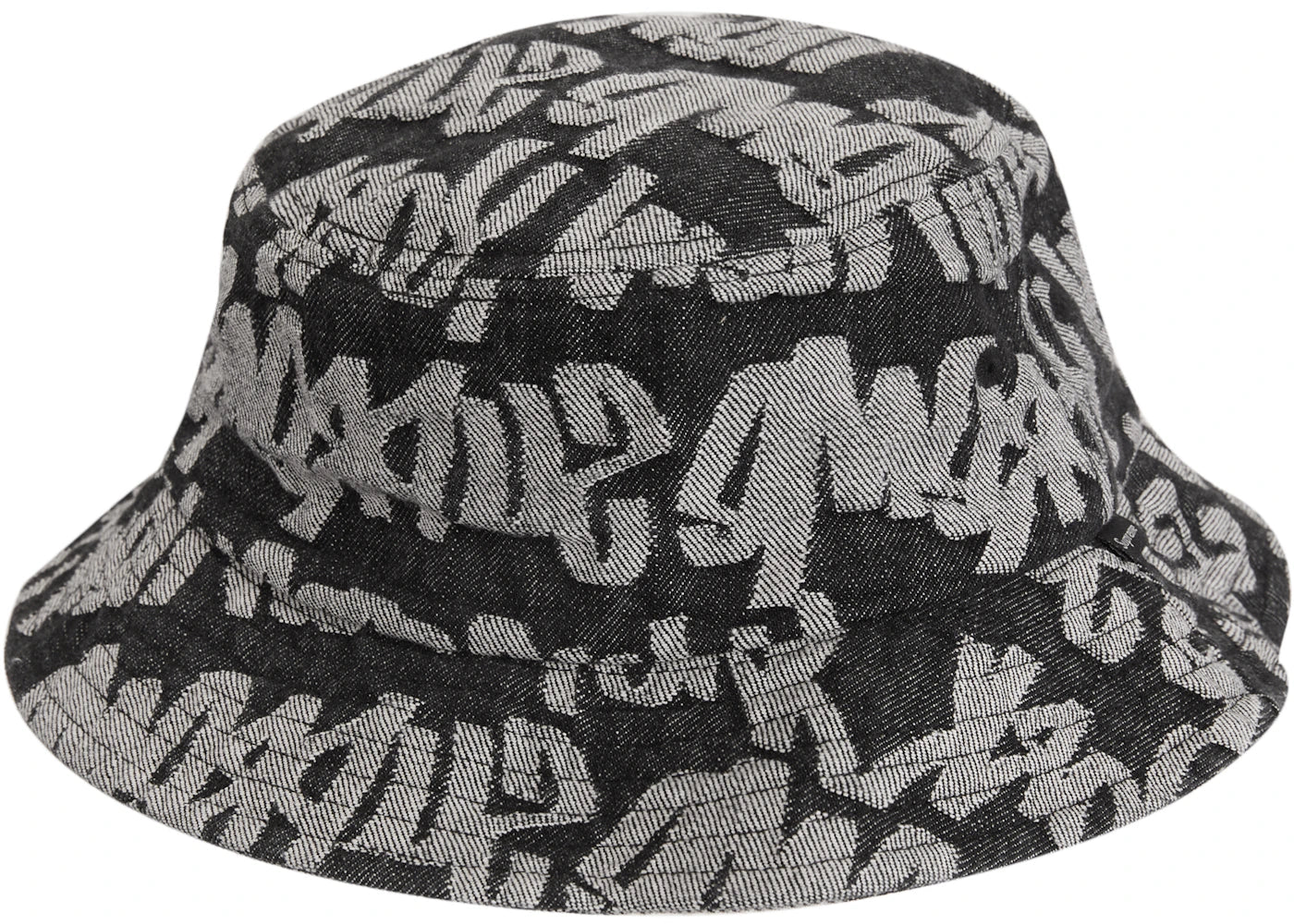 Supreme Fat Tip Jacquard Denim Crusher Black