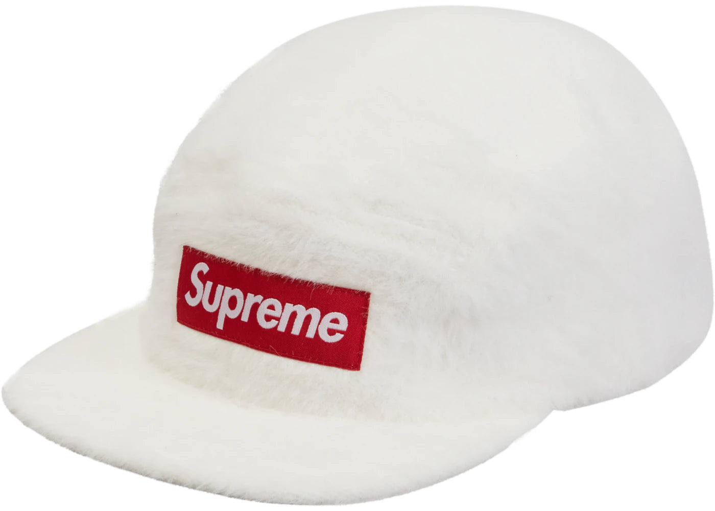 Supreme Faux Fur Camp Cap White