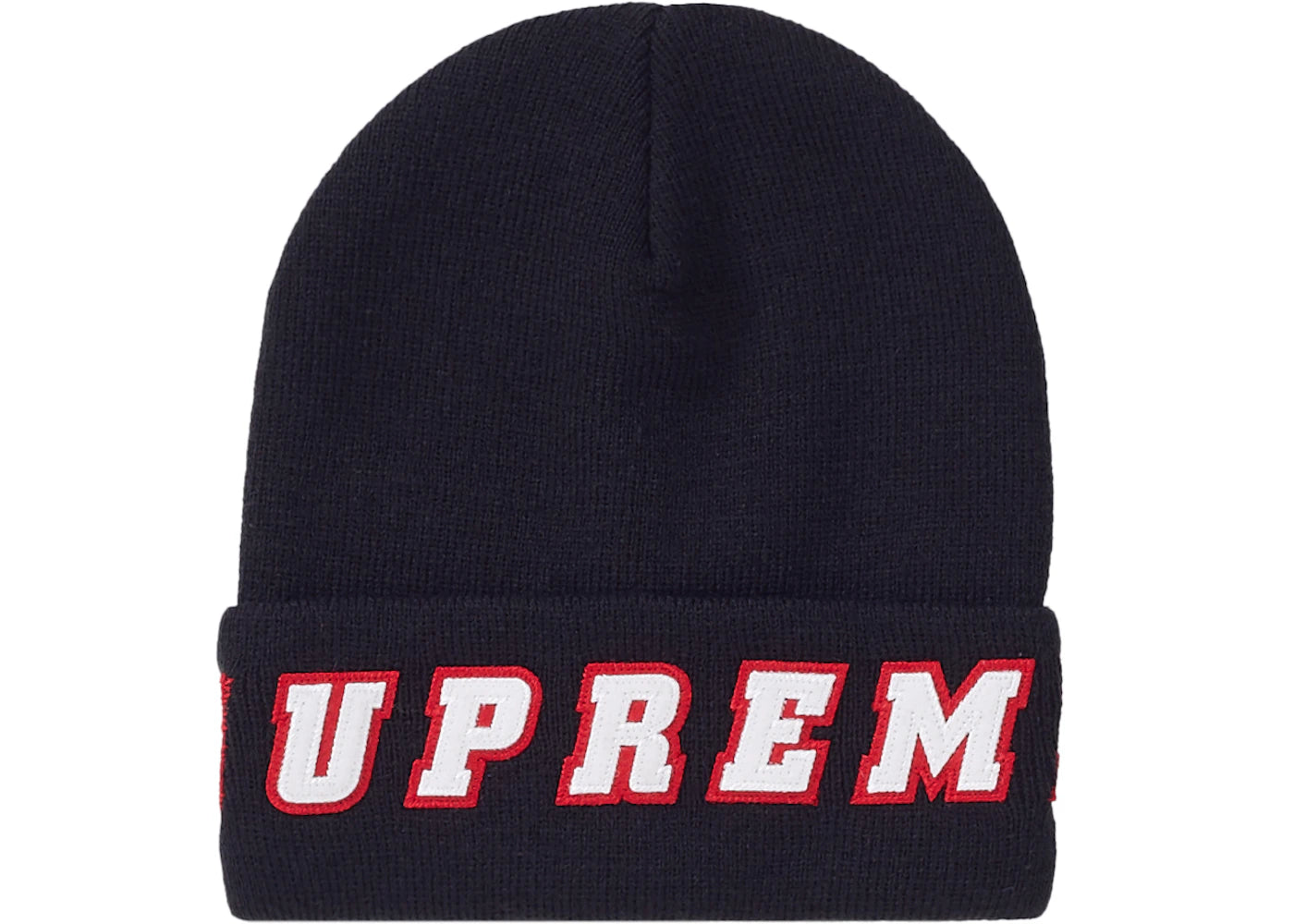 Supreme Felt Logo Beanie Black
