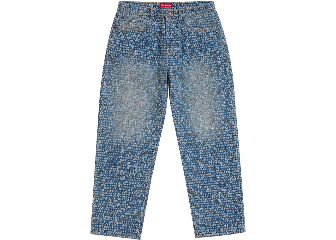Supreme Fuck Stitch Loose Fit Jean Blue