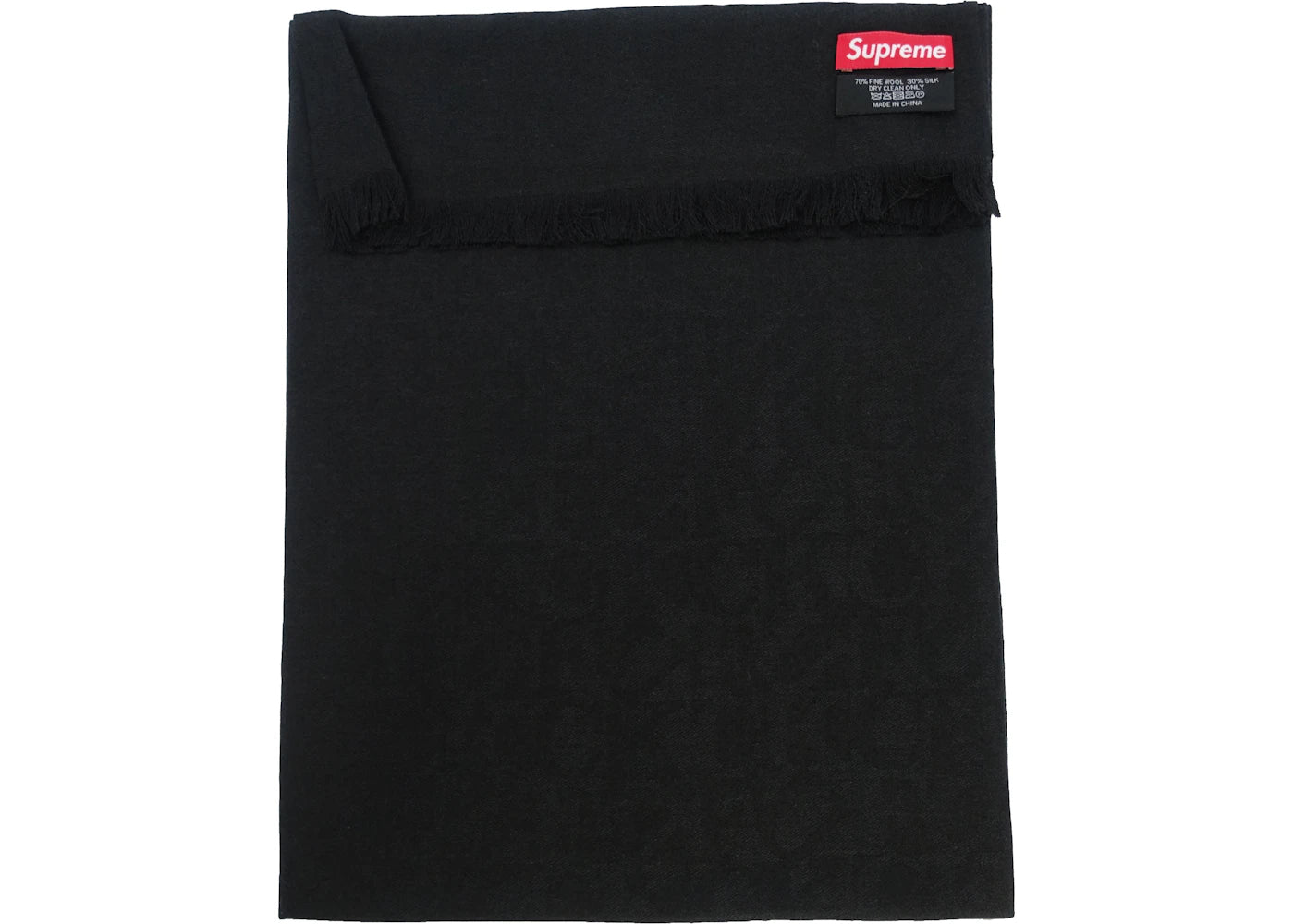 Supreme Fuck Wool Scarf Black