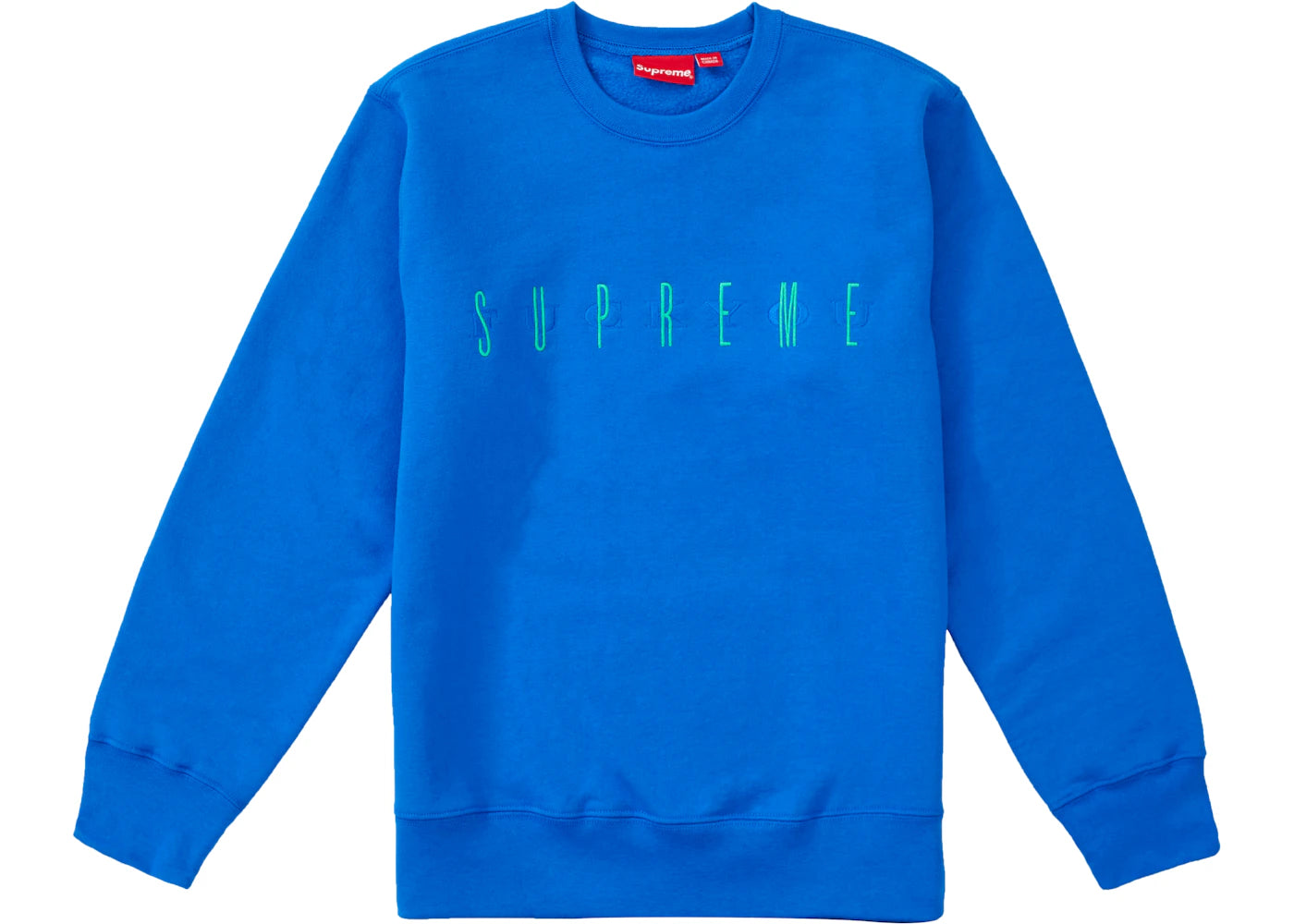 Supreme Fuck You Crewneck Bright Blue