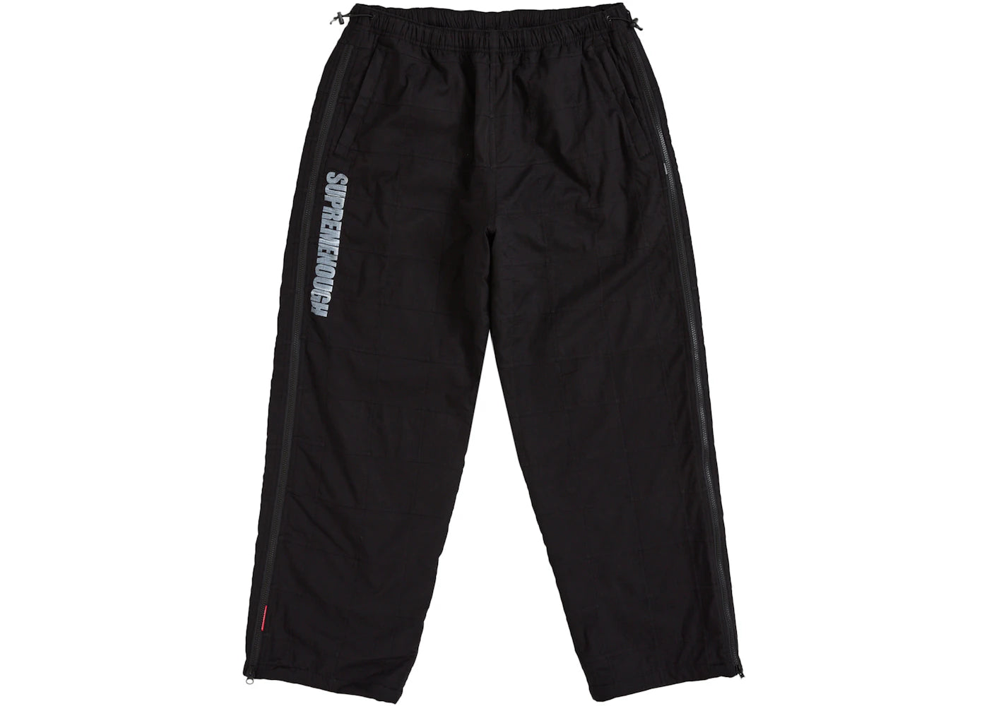 Supreme GOODENOUGH Patchwork Full Zip Track Pant Black