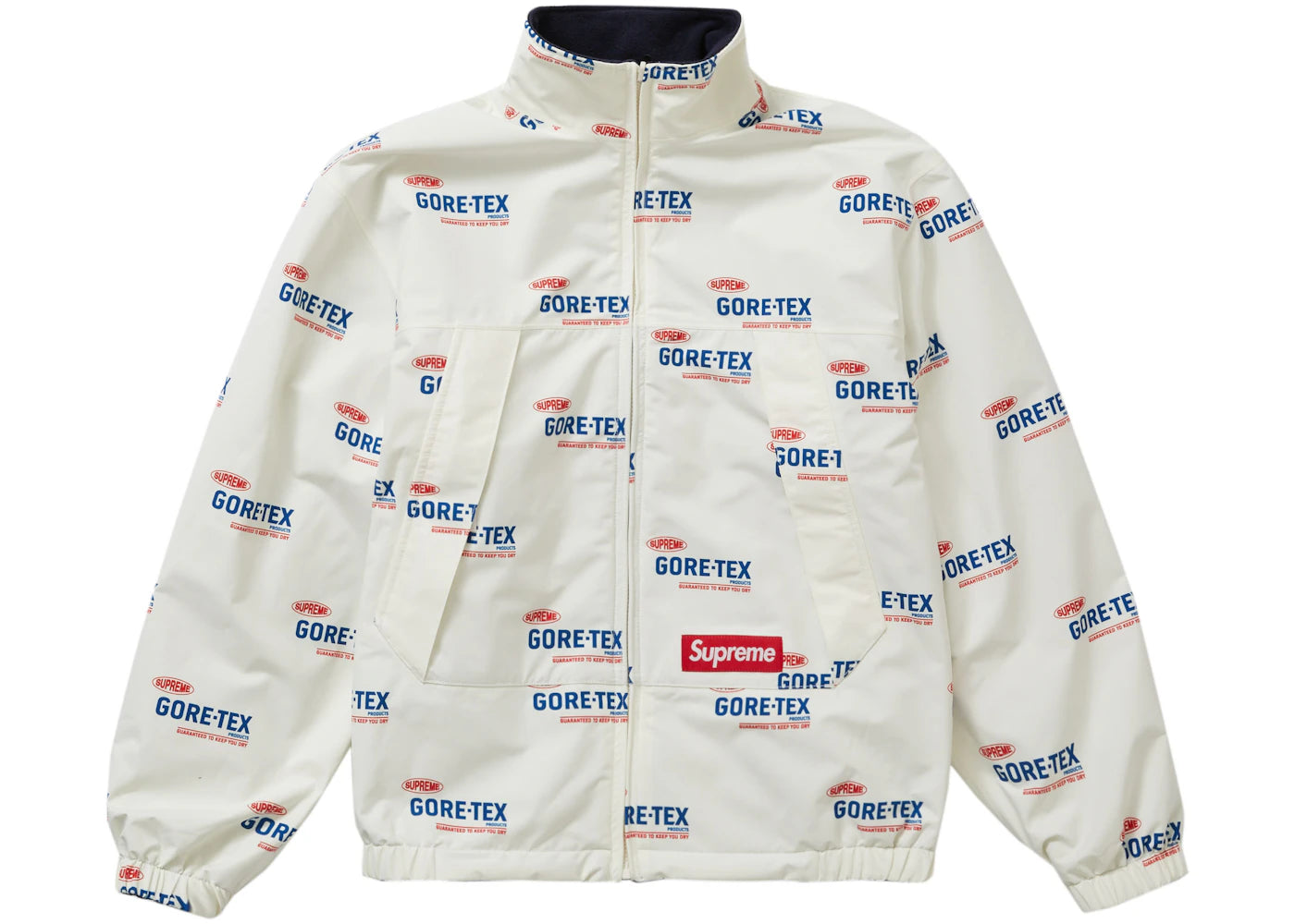 Supreme GORE-TEX Reversible Polartec Lined Jacket Natural Logos