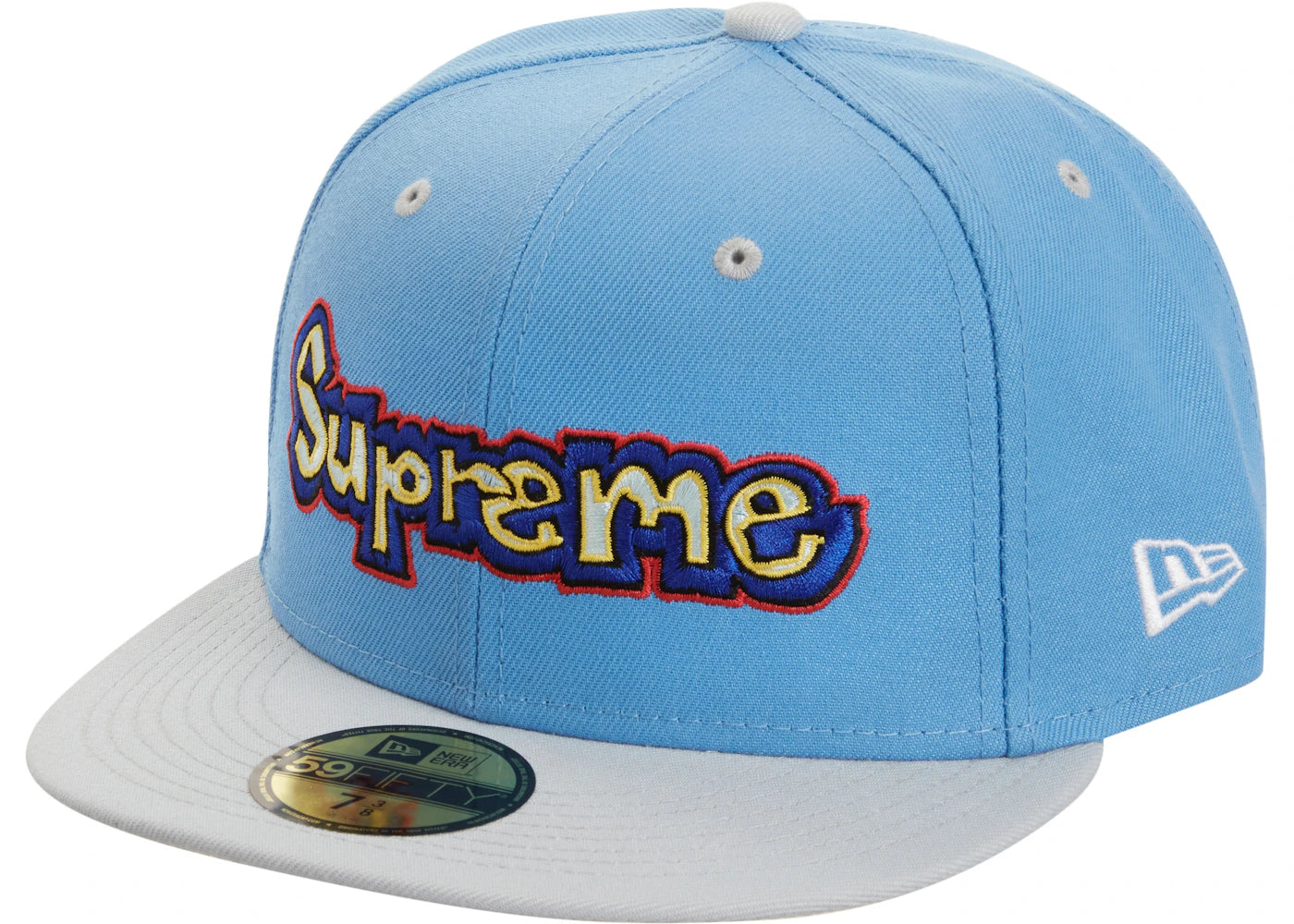 Supreme Gonz Logo New Era Light Blue