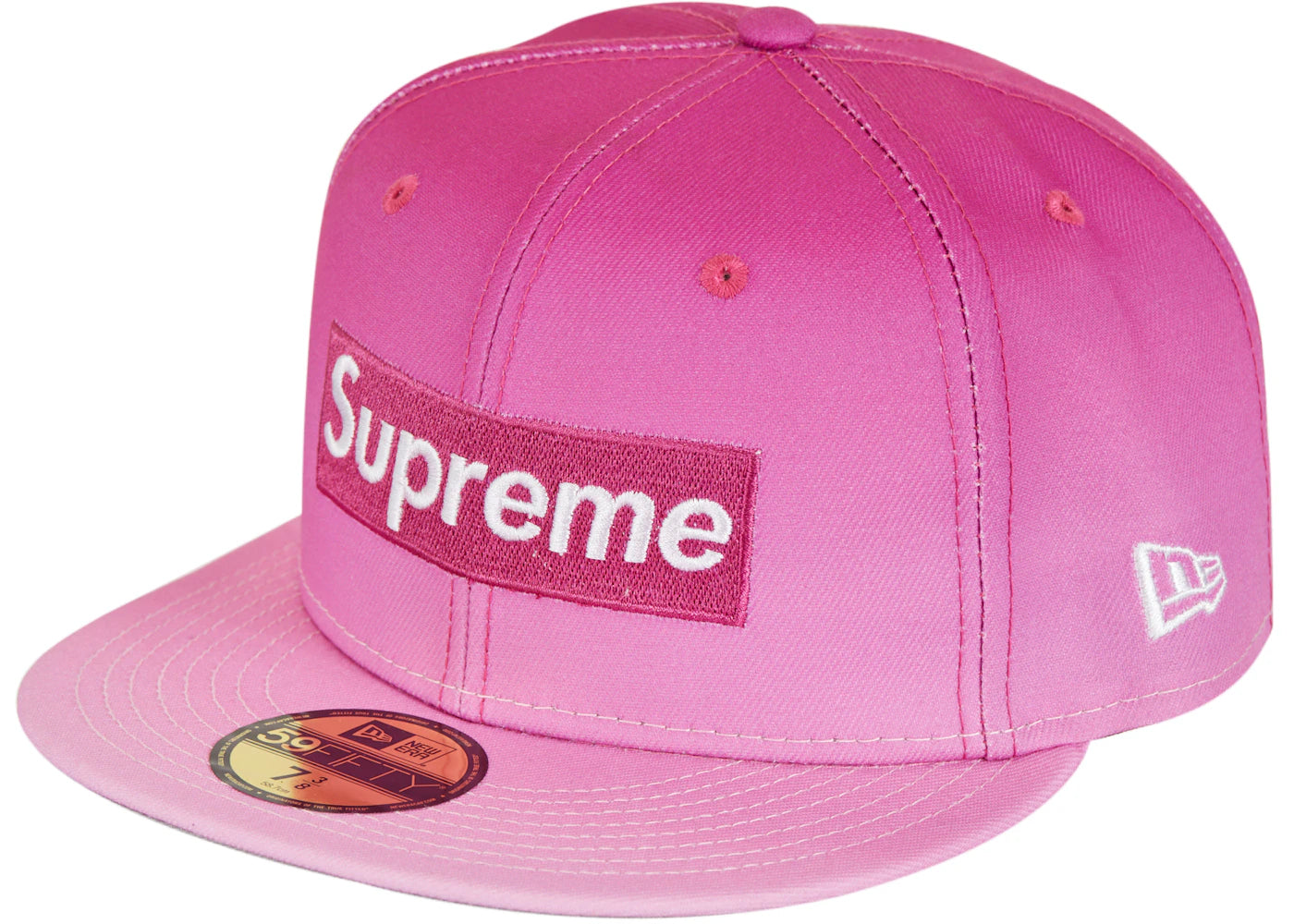 Supreme Gradient Box Logo New Era Pink