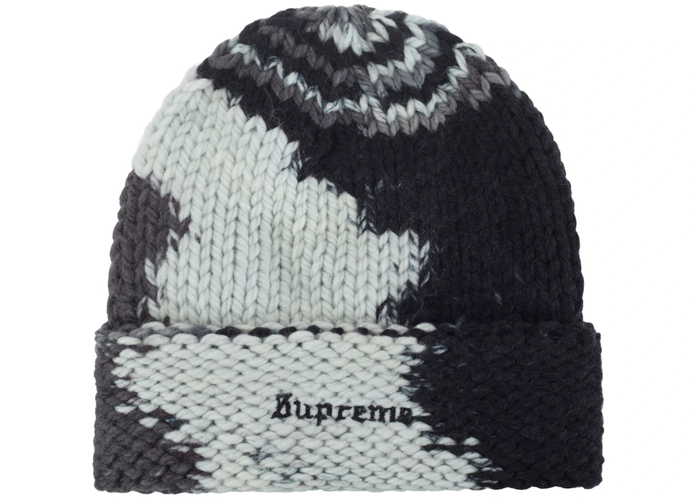 Supreme Gradient Spacedye Beanie Black