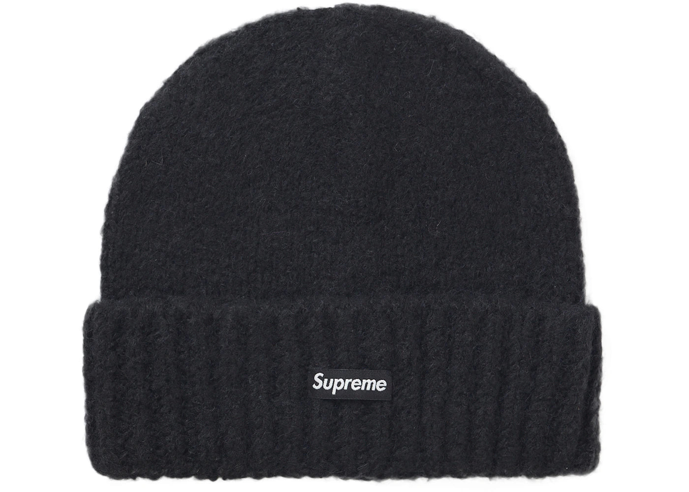 Supreme Gradient Stripe Beanie Solid Black