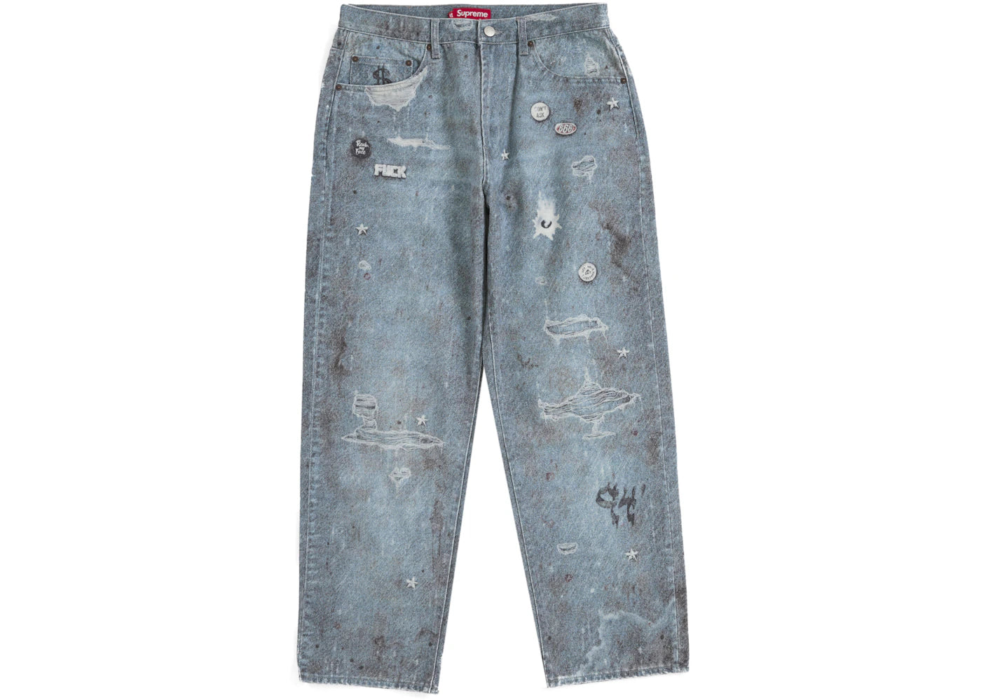 HJR Trompe L'oeil Loose Fit Jean Blue