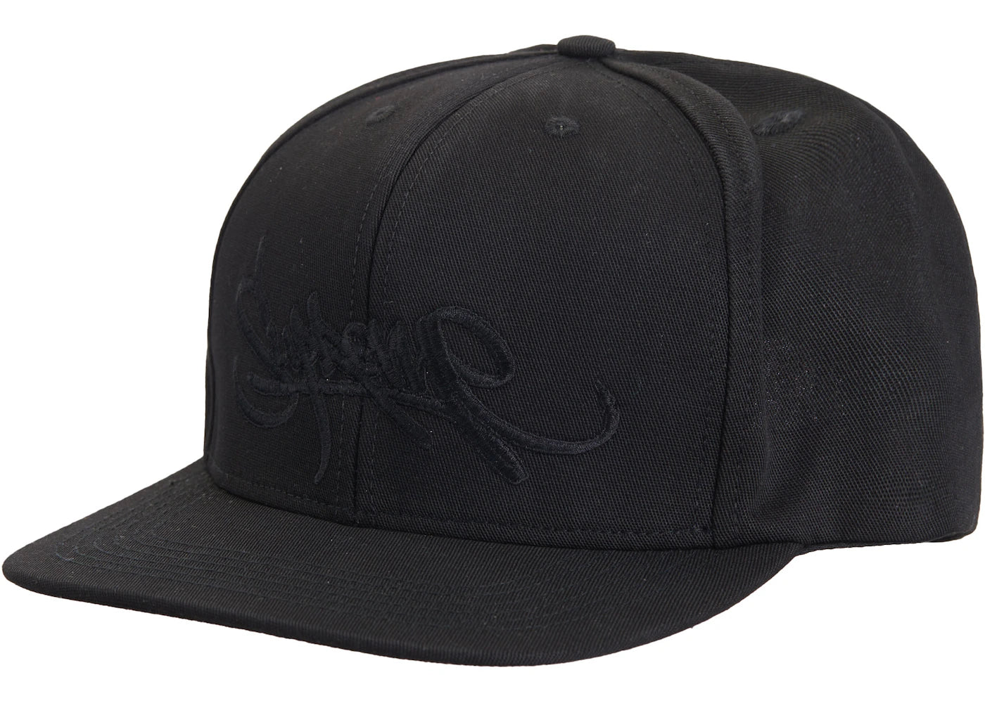 Supreme Handstyle 6-Panel Black