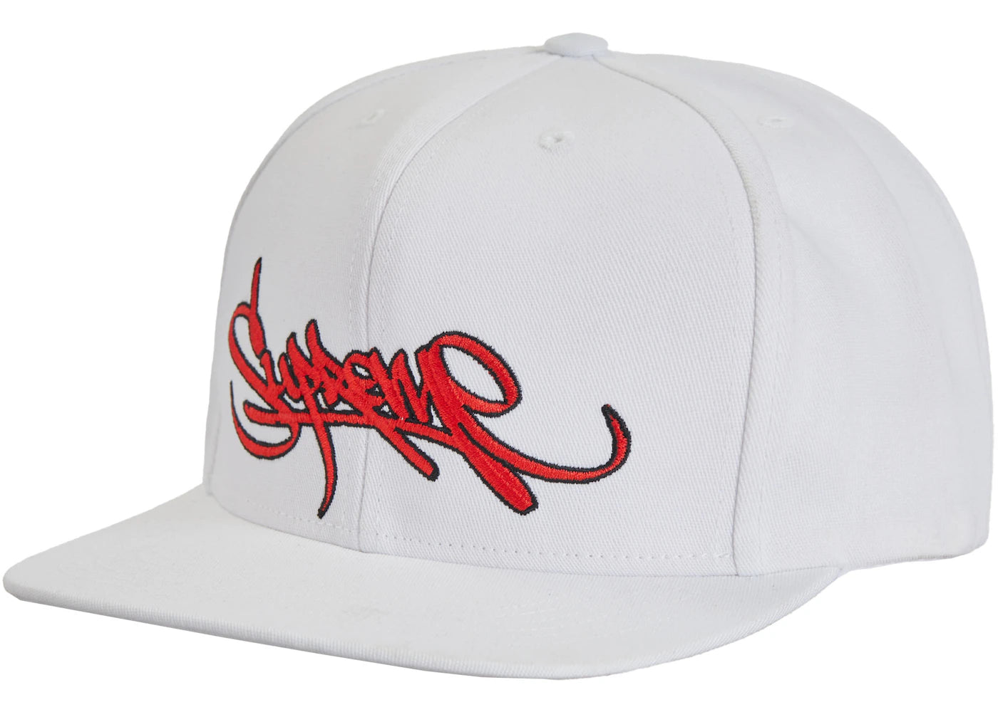 Supreme Handstyle 6-Panel White