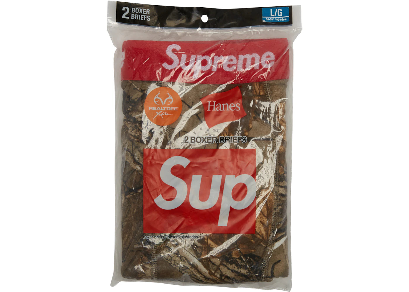 Supreme Hanes Realtree Boxer Briefs (2 Pack) Woodbine