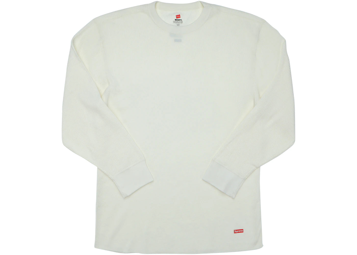Supreme Hanes Thermal Crew (1 Pack) Natural