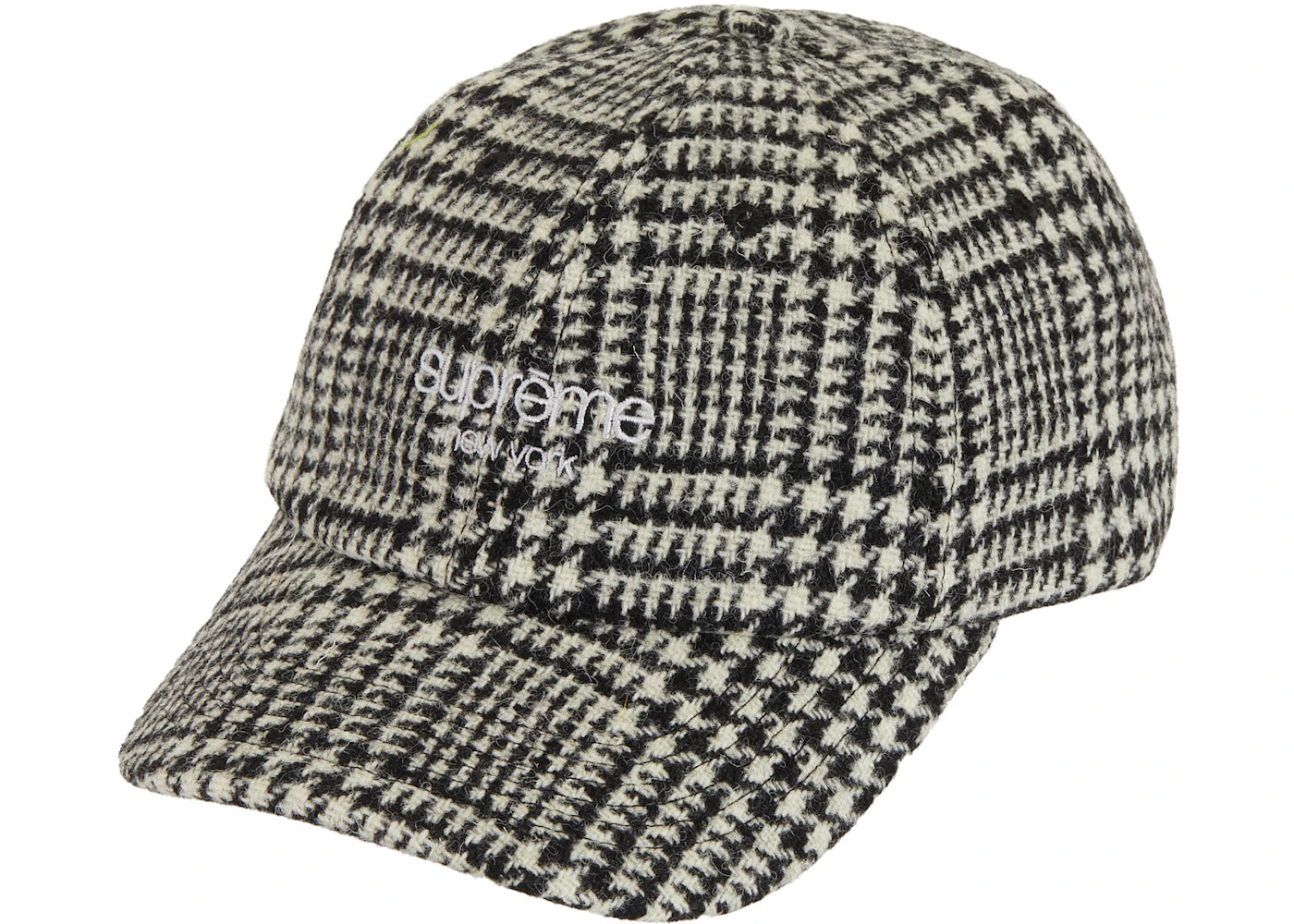 Supreme Harris Tweed Classic Logo 6-Panel Black Multi