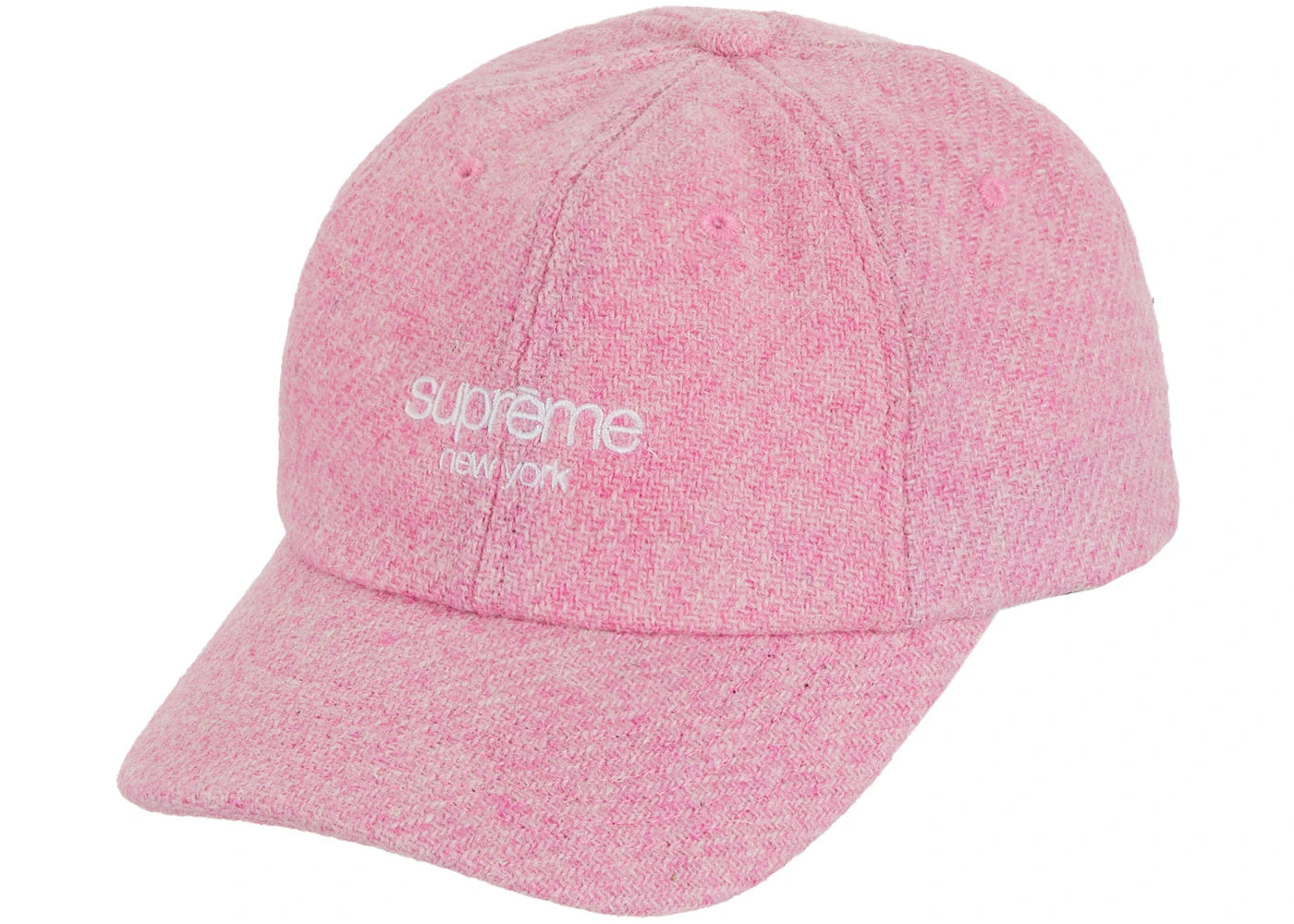 Supreme Harris Tweed Classic Logo 6-Panel Pink