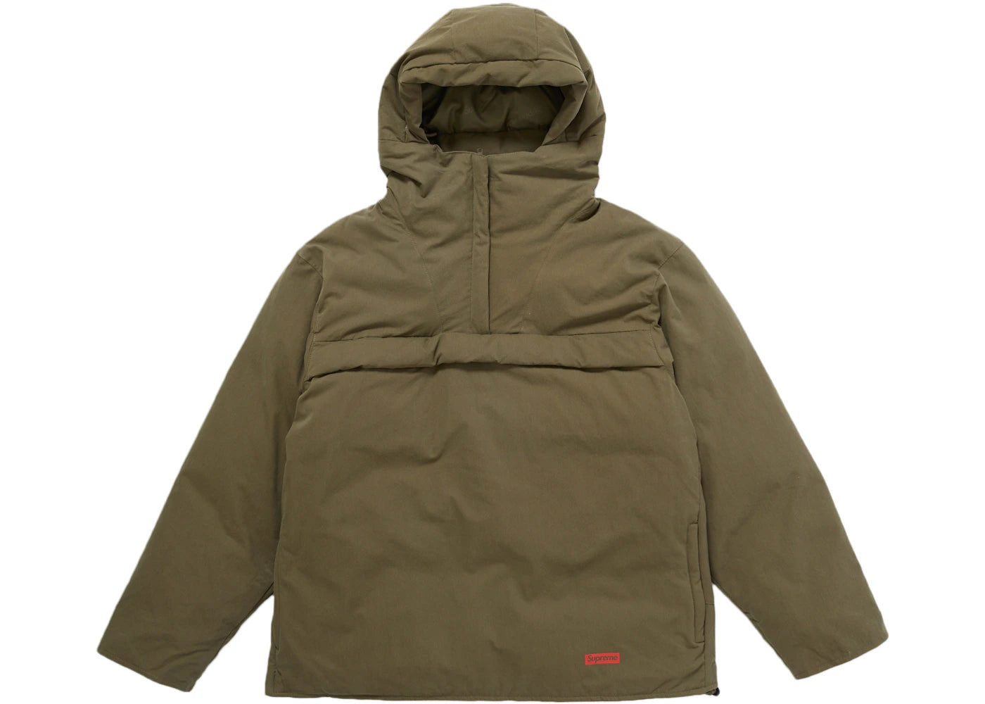Supreme Hooded Down Pullover Olive