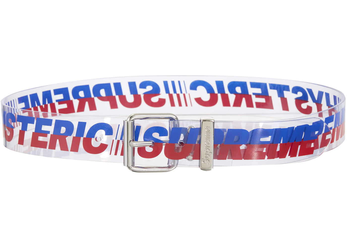 Supreme Hysteric Glamour Vinyl Belt Clear