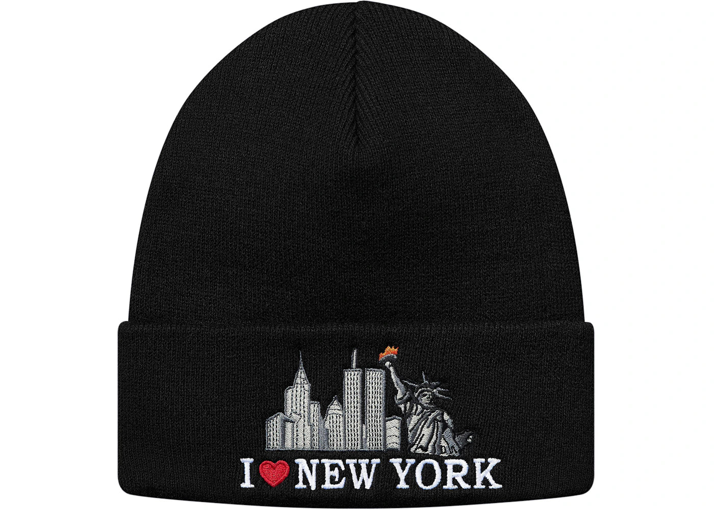 Supreme I Love NY Beanie Black