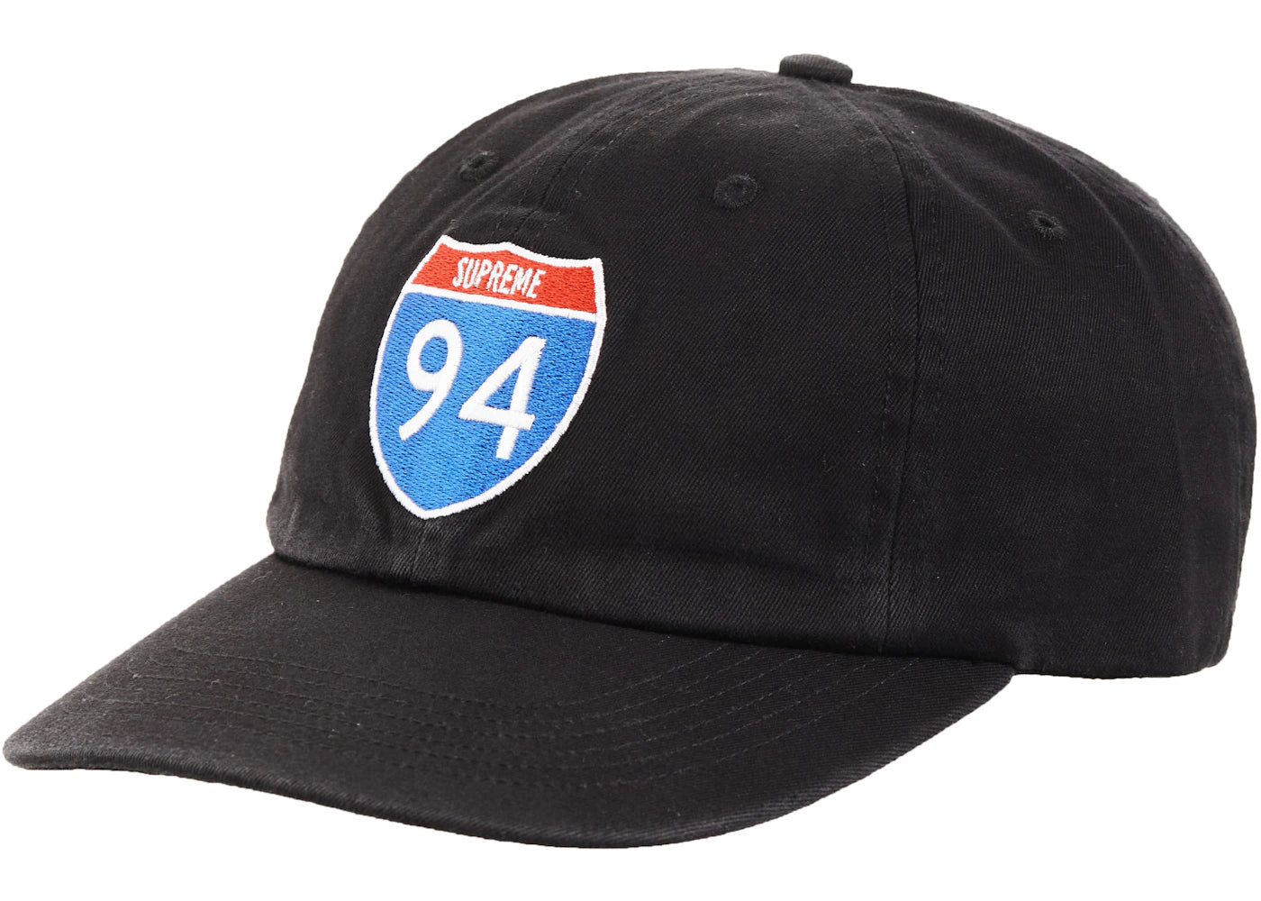 Supreme Interstate 6-Panel Black