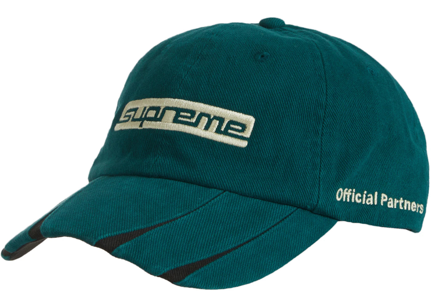 Supreme Jagged Visor 6-Panel Teal