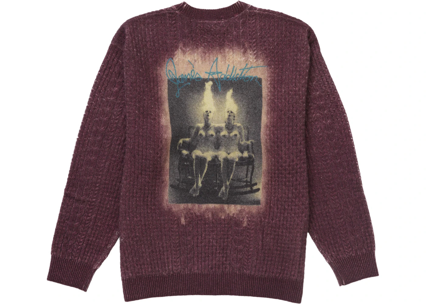 Jane’s Addiction Cardigan Burgundy