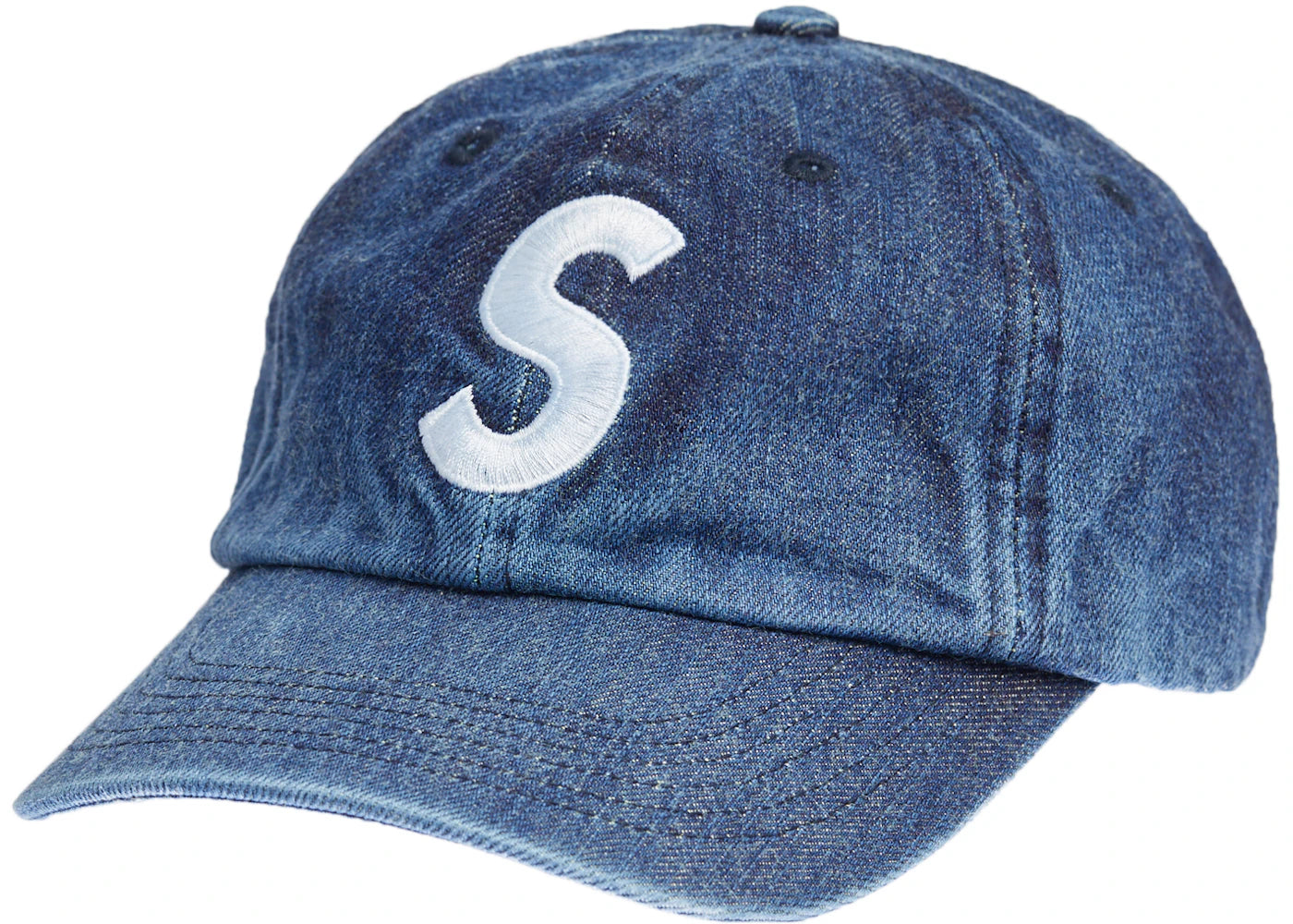 Supreme Kevlar Denim S Logo 6-Panel Indigo