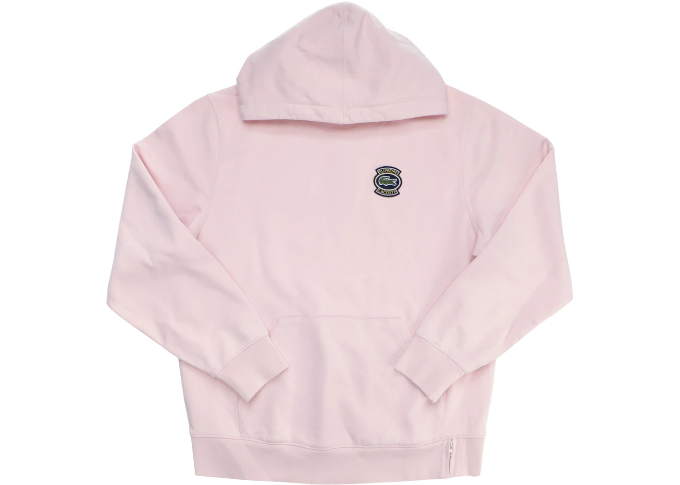 Supreme LACOSTE Hooded Sweatshirt Pink
