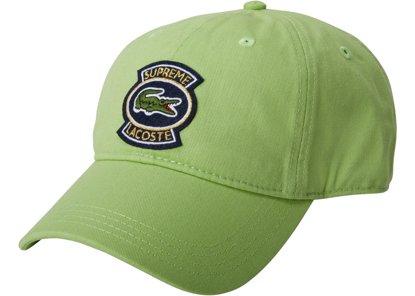 Supreme LACOSTE Twill 6-Panel Green