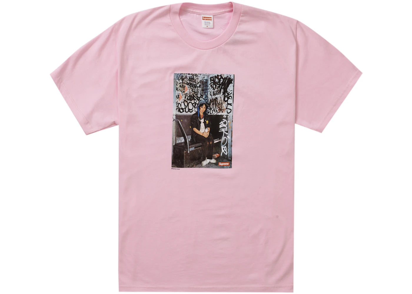 Supreme Lady Pink Tee Light Pink