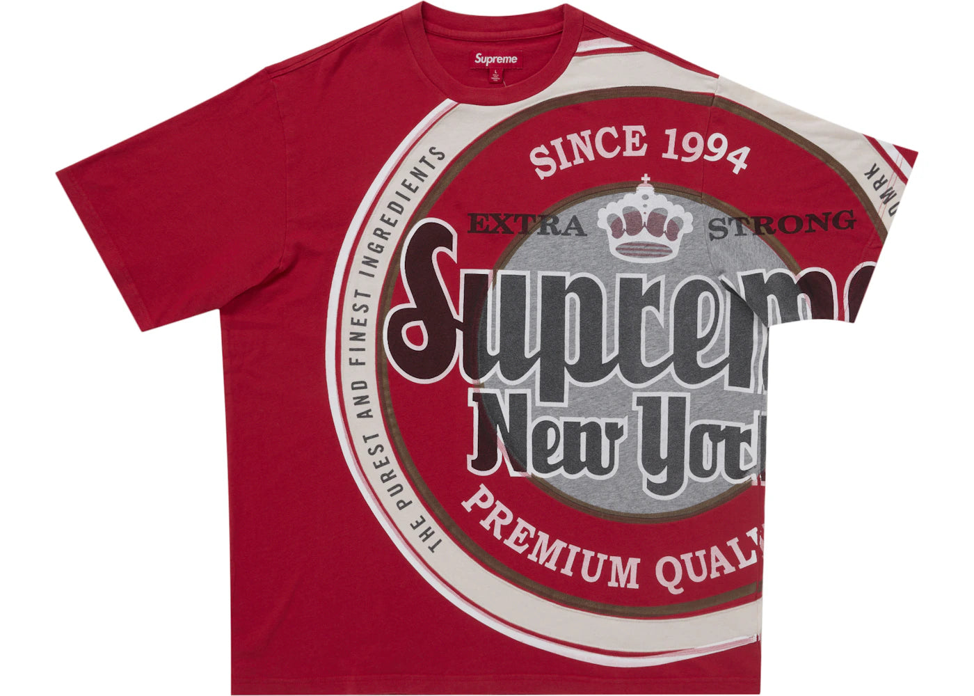 Supreme Lager S/S Top Red