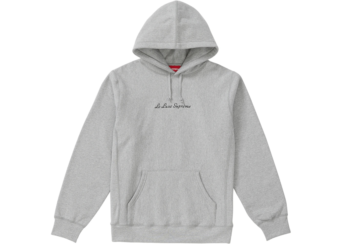 Supreme Le Luxe Hooded Sweatshirt Heather Grey