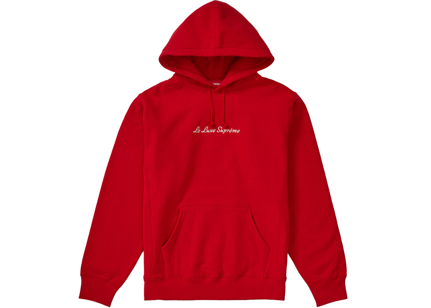 Supreme Le Luxe Hooded Sweatshirt Red