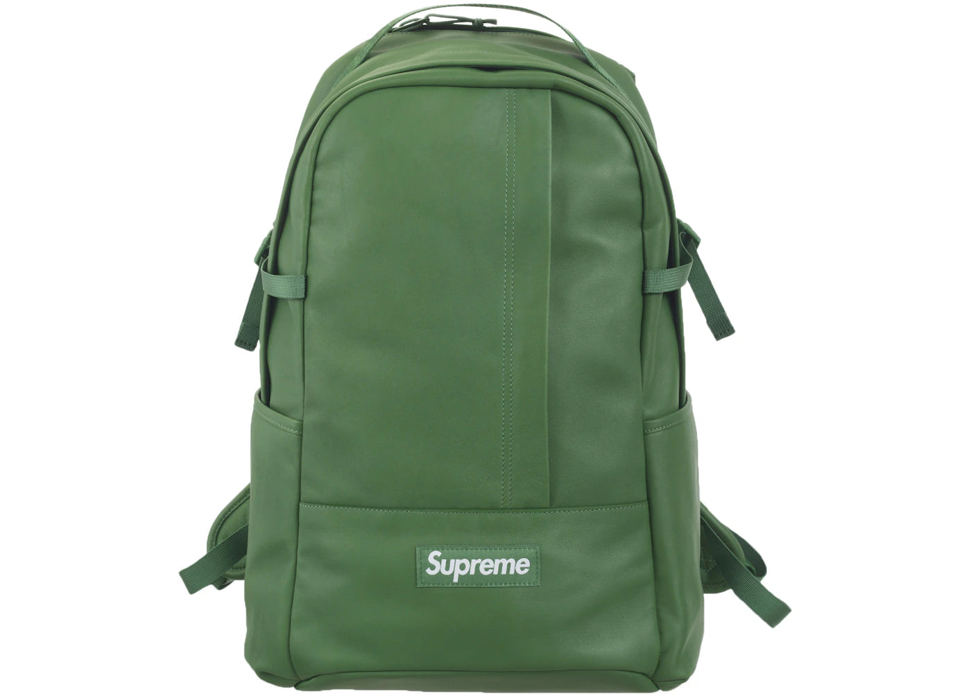 Leather Backpack Green