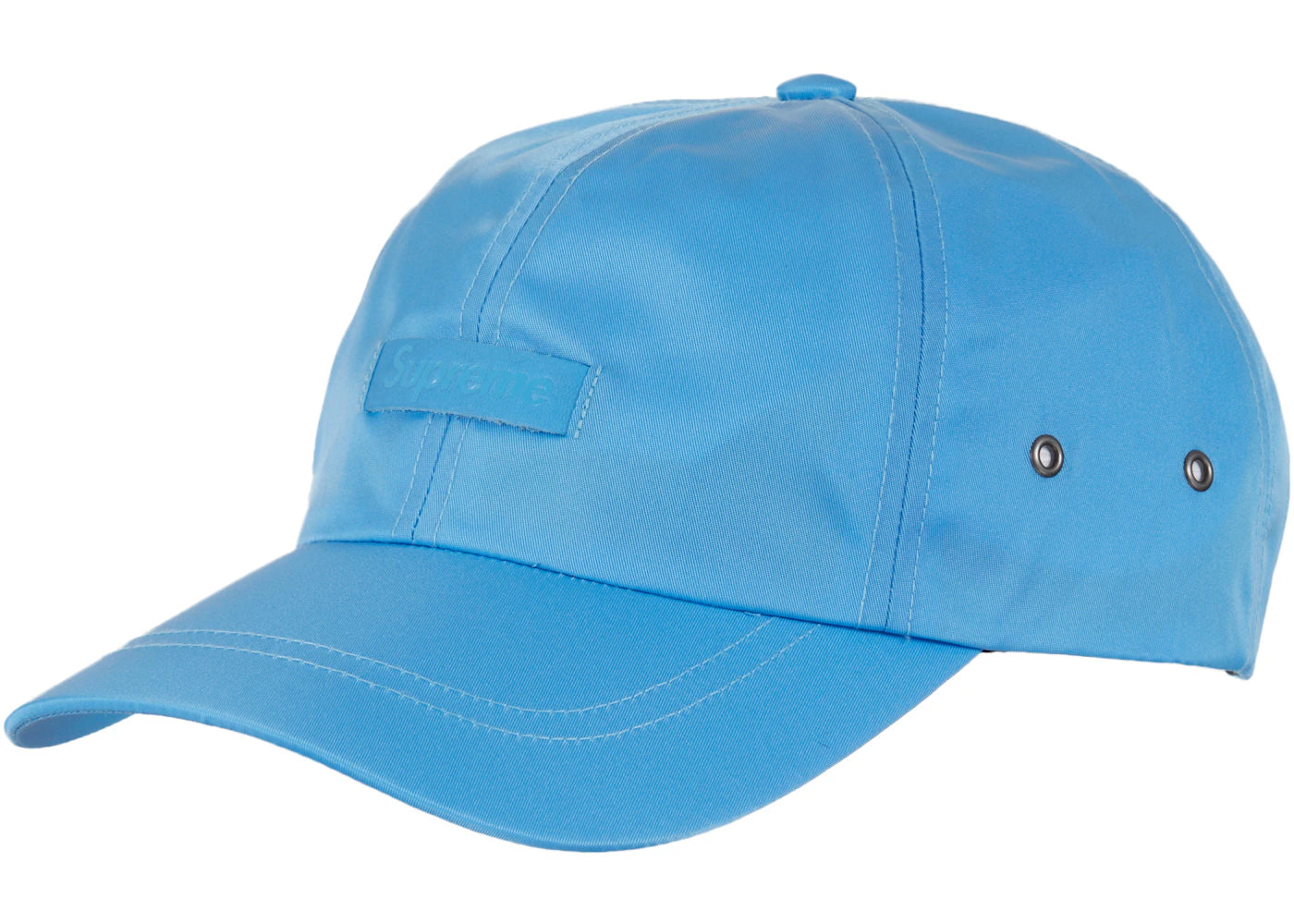 Supreme Leather Patch 6-Panel Blue