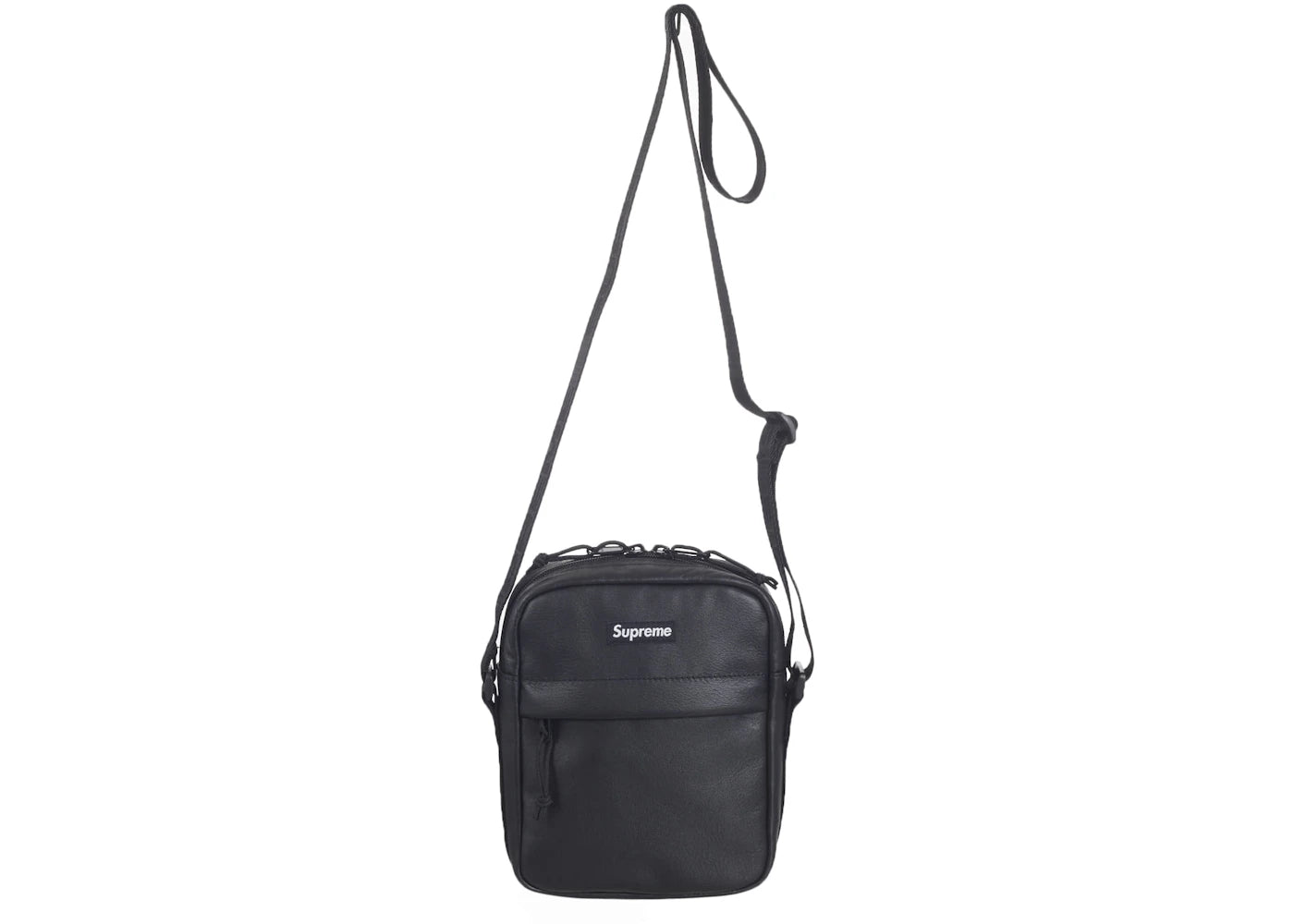 Supreme Leather Shoulder Bag (FW24) Black