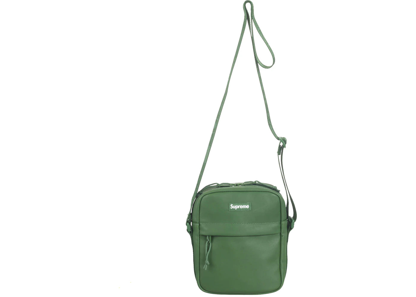 Leather Shoulder Bag Green