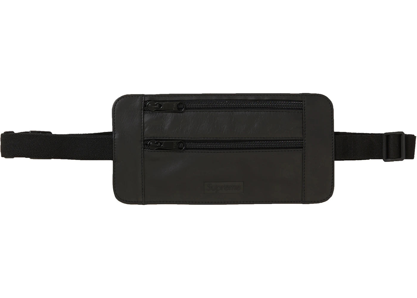 Supreme Leather Waist/Shoulder Pouch Black