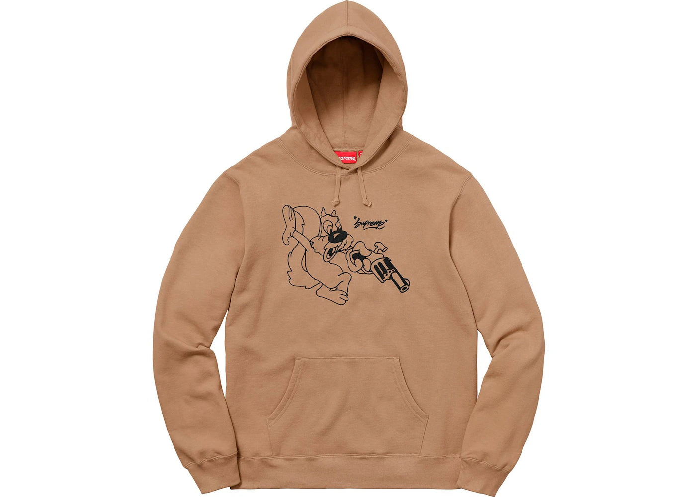Supreme Lee Hooded Sweatshirt Light Brown