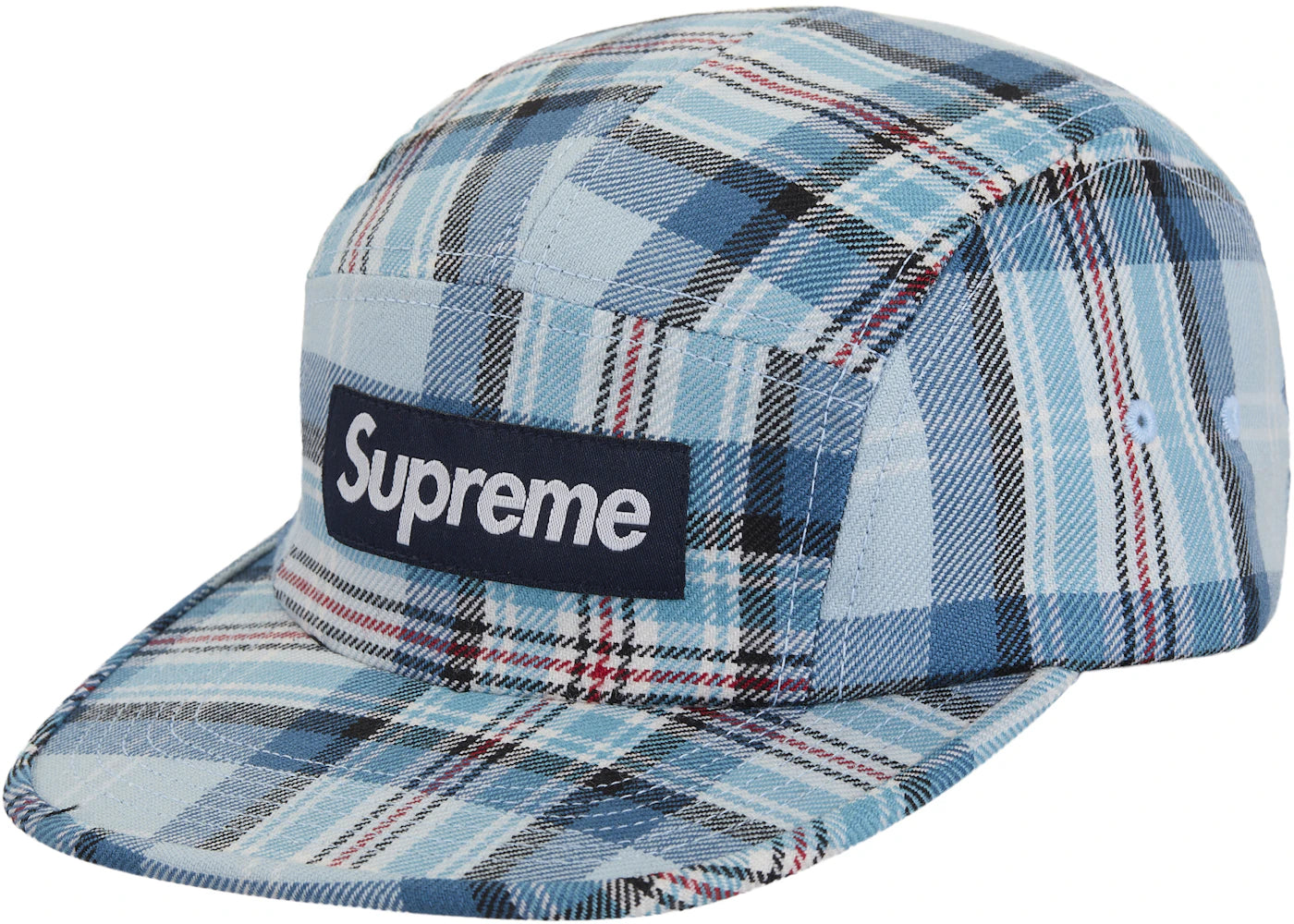 Supreme Lochcarron Camp Cap (FW25) Light Blue