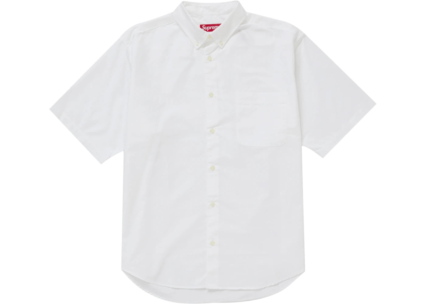 Supreme Loose Fit Oxford S/S Shirt White