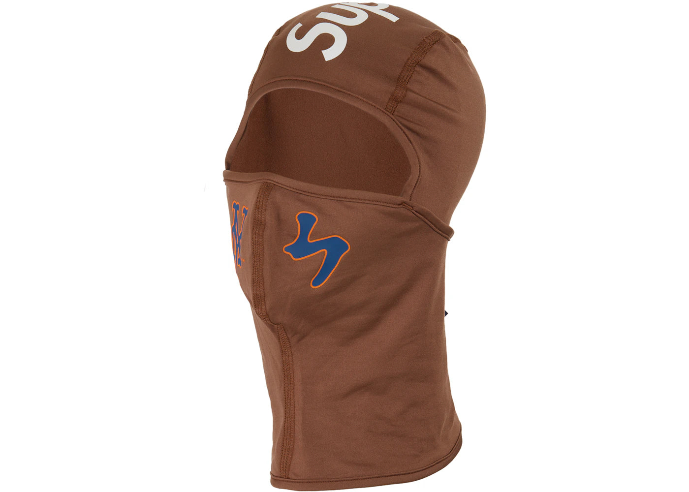 Supreme MLB Kanji Teams New York Mets Lightweight Balaclava Brown